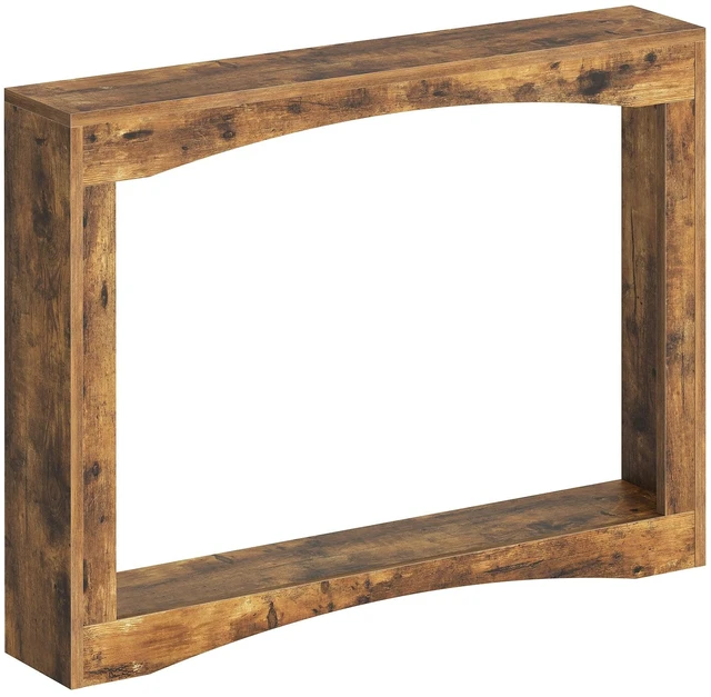 Main image of Narrow Console Table, 5.9'' Thin Entryway Table, Behind Couch Table for Small Spaces, Small Farmhouse Hallway Table, for Living Room, Hallway, Foyer, Rustic Brown CT19RR