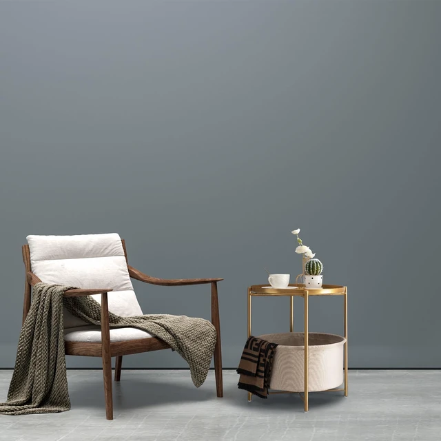 Alt view image 5 of 7 - Gold Side Table with Fabric Storage Basket, Pack of 2 End Table | Metal Modern Nightstand for Small Space, Bedroom, Nursery, Accent Metal Stand with Removable Serving Tray