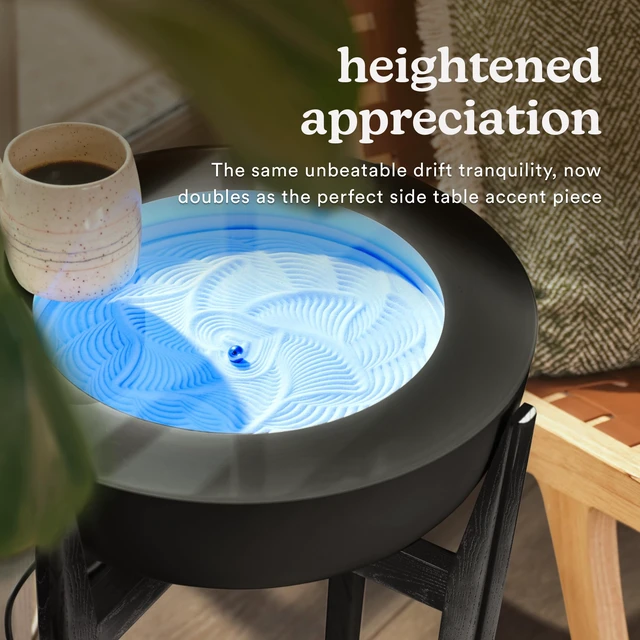 Alt view image 6 of 6 - Drift Sandscape Solid Wood Sand Table Stand | Compatible with drift 21 , ST-400-BK, ST-400-CE, Black Walnut (Stand Only, Drift Sold Separately)