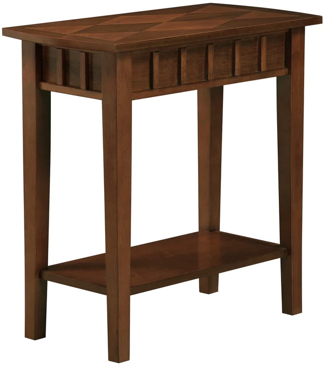 Main image of Dennis End Table with Shelf, Espresso