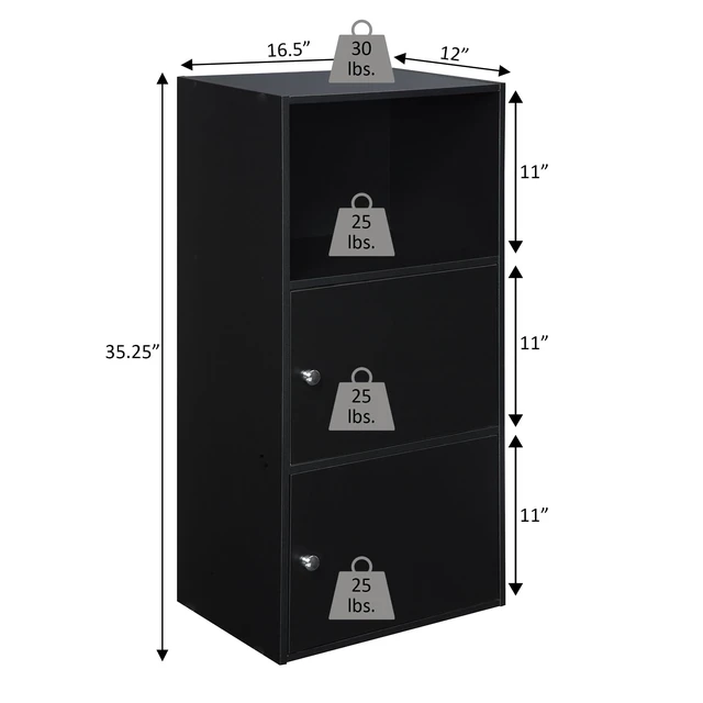 Alt view image 6 of 6 - Xtra Storage 2 Door Cabinet, White (151187W)