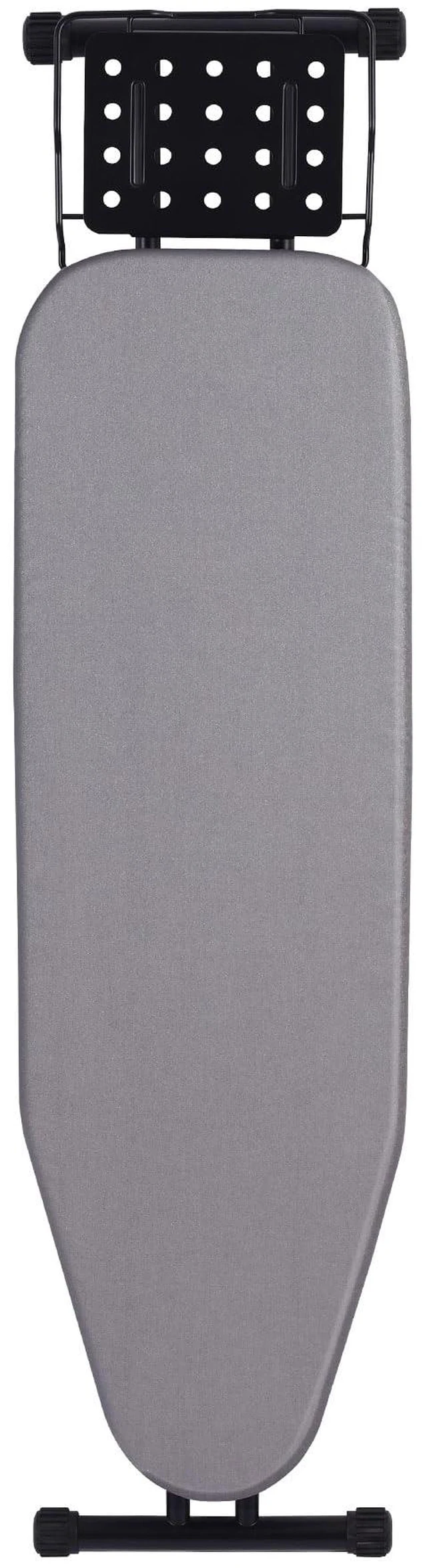 Main image of Deluxe Ironing Board with Heat Resistant Cover and Thicken Felt Pad, Heavy Sturdy Legs,Full Size Hanger Iron Board,Foldable (L-Grey)