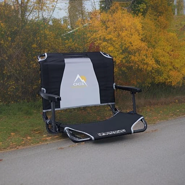 Alt view image 5 of 7 - Outdoor Big Comfort Stadium Chair with Armrests