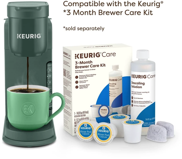 Alt view image 7 of 7 - K-Express Single Serve K-Cup Pod Coffee Maker, Evergreen | 3 Brew Sizes, 42oz Removable Reservoir, Strong Brew Button Feature, Travel Mug Friendly, Works with All K-Cup Pods