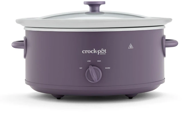 Main image of Design Series 7-Quart Manual Slow Cooker, Purple Potato