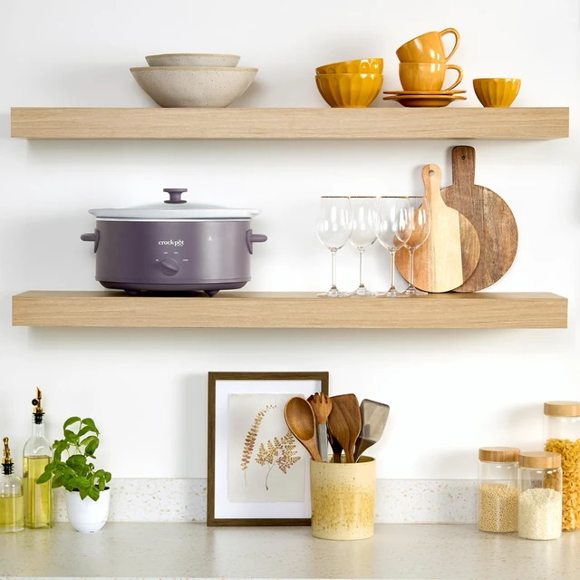 Alt view image 2 of 7 - Design Series 7-Quart Manual Slow Cooker, Purple Potato