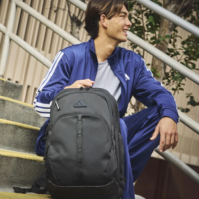Alt view image 2 of 7 - Prime School Backpack 37L | Padded 17-In. Laptop Sleeve, Water-Bottle Pockets, LoadSpring Carry, Rolls With Your Suitcase, School Gym & Travel Ready