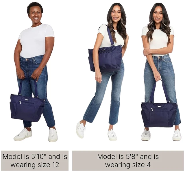 Alt view image 6 of 7 - Essential Laptop Tote - Work Tote Bag with Laptop Sleeve - Lightweight Travel Crossbody Shoulder Bag for Women, Charcoal Gray