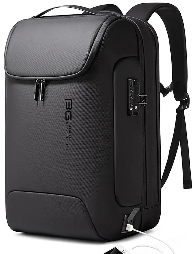Main image of Men's Anti-Theft Backpack,Waterproof Fashion Travel Backpacks,High Tech Backpack with USB3.0 Charging Port,Business Laptop Backpack Fits 17.3 Inch Notebook