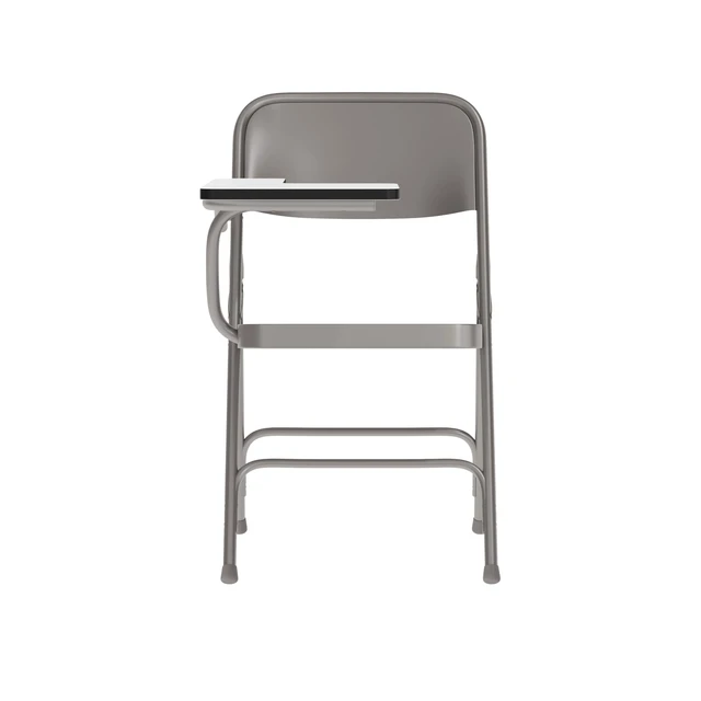 Alt view image 7 of 7 - Ralph Premium Steel Folding Chair with Right Handed Tablet Arm