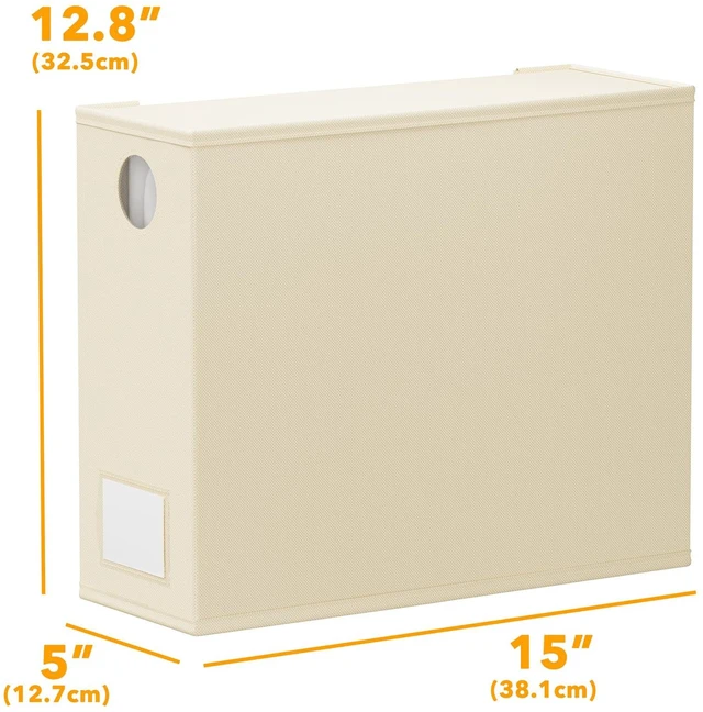Alt view image 7 of 7 - 12 Pack Bed Sheet Organizers and Storage, Foldable Organizer for Linen Closet, Set Folder Keeper With Window XL (Queen & King Size) Bedding Container (Beige)