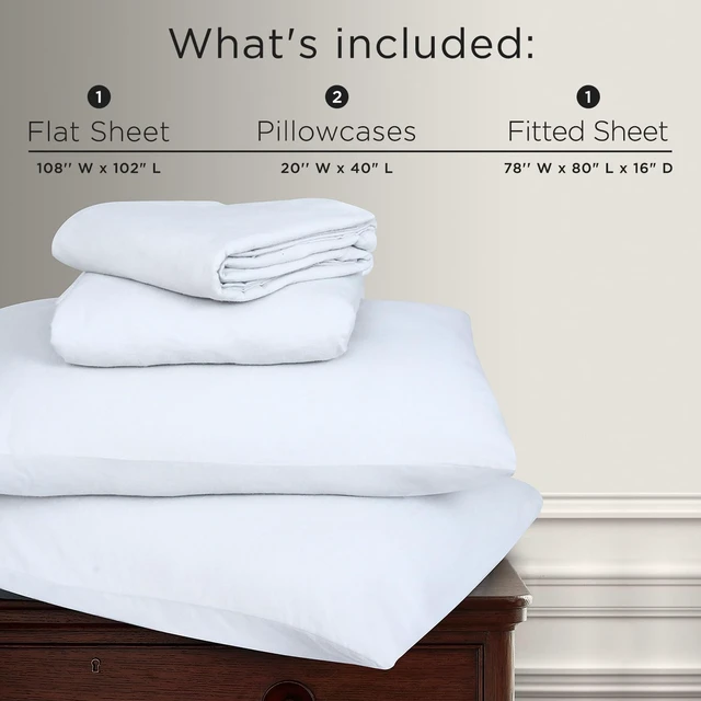 Alt view image 4 of 6 - Flannel Sheet Set, 100% Organic Cotton, Six-Fold Brushed, Super Soft, Warm, Cozy, Deep Pocket Bedding with NanoTech Infuse for Added Durability and Lasting Comfort (King, White)
