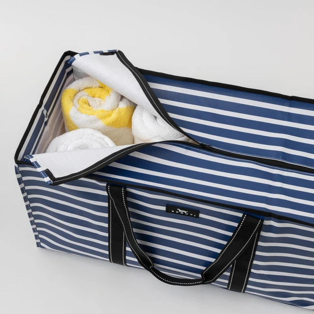 Alt view image 7 of 7 - Errand Boy Utility Tote Bag - X-Large, folds flat | 75 lb capacity for storage and organization. Ideal heavy-duty bag for grocery shopping, the market, or the beach.