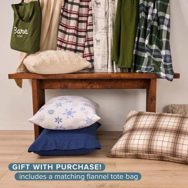 Alt view image 7 of 7 - Queen Flannel Sheet Set 100% Cotton (Queen, Sand) | Premium 100% Cotton, Velvety Soft Heavyweight, Double Brushed Flannel, Deep Pockets 6 to 15 Inches, Warm & Cozy