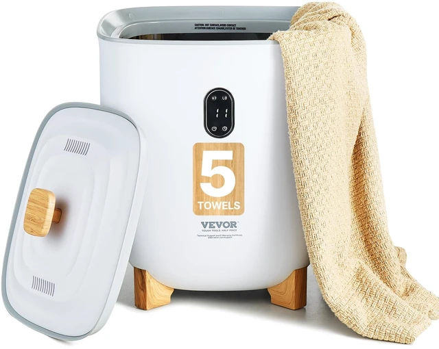 Main image of Towel Warmers for Bathroom, 25 L Towel Warmer Bucket with Auto Shut Off for Spa Fits up to 5 Oversized Towels, Blankets, Clothes, Bathrobes, PJ's and More