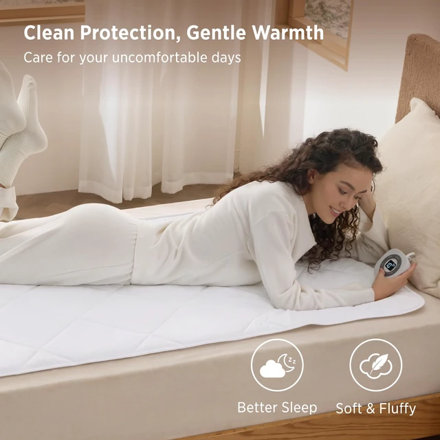 Alt view image 6 of 7 - Heated Mattress Pad Mini Twin, Electric Bed Warmer, Fast Heating | Cozy Foot Warmer, Memory & Preheat, ETL&FCC, 1-12 Hour Auto Off, 10 Heat Settings, Machine Washable, Large Heating Pad 31x55