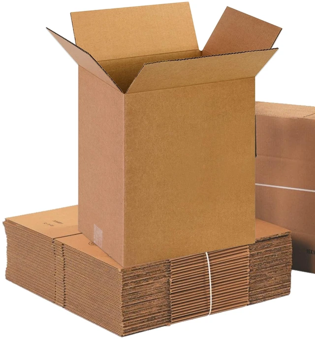 Main image of Shipping Boxes 13"L x 10"W x 15"H, 25-Pack Small Corrugated Cardboard Box for Shipping, Packaging, Moving, Storage Box for Home or Business, Strong Wholesale Bulk Boxes