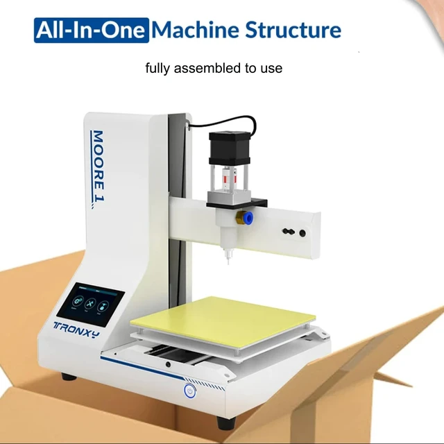 Alt view image 5 of 7 - TRONXY Clay 3D Printer Moore1 Liquid Deposition Molding Mini 3D Printers for Ceramics Hobby Beginners Kids Adults with LCD Screen Building Size:7 * 7 * 7inch(180x180x180mm)