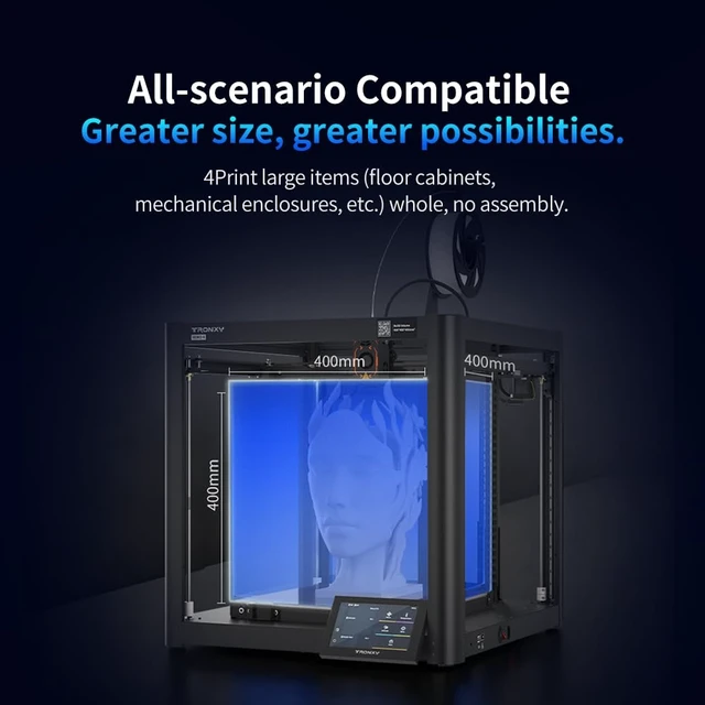 Alt view image 3 of 7 - TRONXY Veho4 3D Printer 700mm/s High Speed 3D Priners CoreXY Structure Large Size 400 * 400 * 400mm 3D Printing