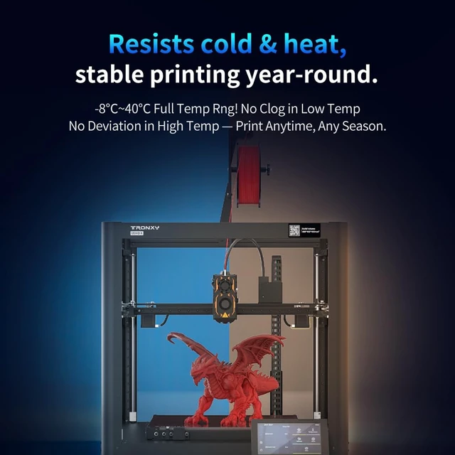 Alt view image 6 of 7 - TRONXY Veho4 3D Printer 700mm/s High Speed 3D Priners CoreXY Structure Large Size 400 * 400 * 400mm 3D Printing