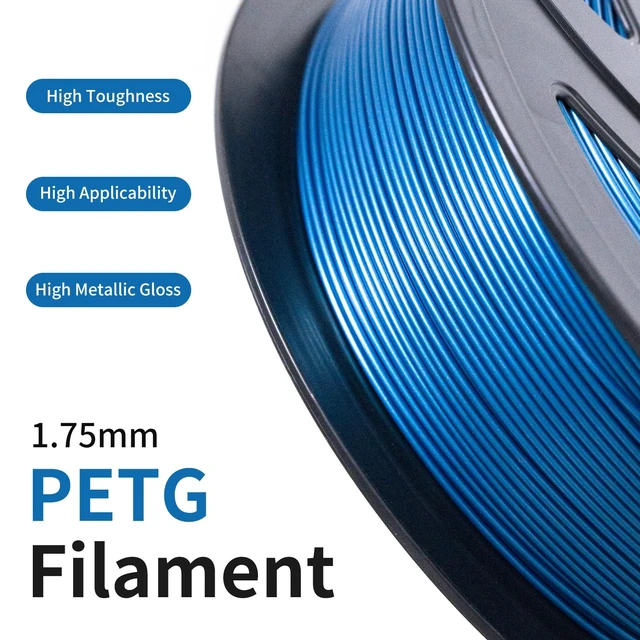 Alt view image 6 of 6 - TRONXY Rapid PETG 3D Printer Filament Blue 1KG, with Metallic Gloss