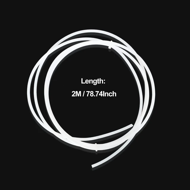 Alt view image 2 of 7 - 2M (6.56ft) PTFE Teflon Tube for 1.75mm Filament