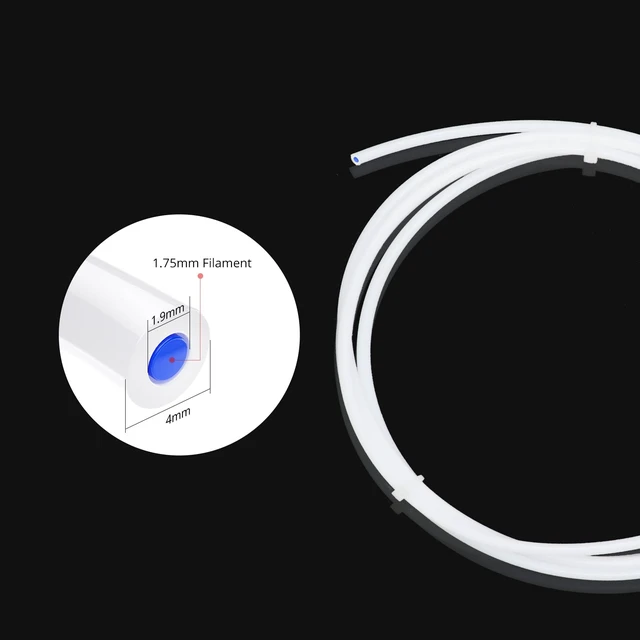Alt view image 4 of 7 - 2M (6.56ft) PTFE Teflon Tube for 1.75mm Filament