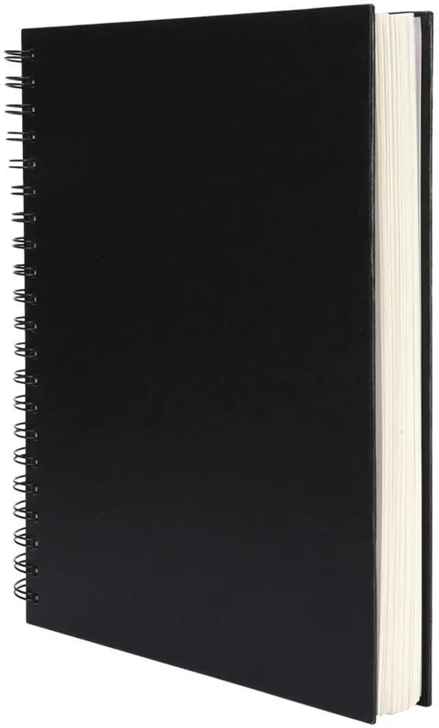 Main image of Hardbound Sketch Book, Spiral Bound, 8.5x11 inches | 80-Sheets, 90gsm Inner Paper, Acid Free Drawing Art Paper, Perfect for Kids and Adults