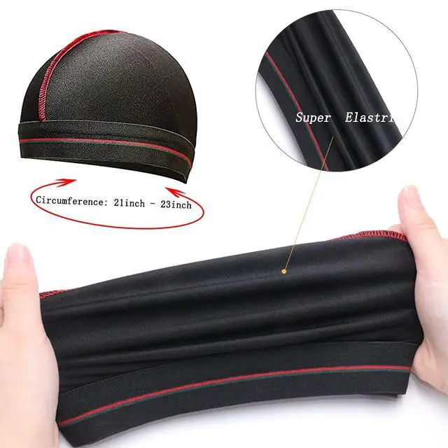 Alt view image 3 of 7 - 4PCS Silky Durags for Men Women 360 Waves with 1 Wave Cap | Silky Satin Moisture-Tech Fabric, Extra Long Tails, Unisex Fit, for Workouts, Cycling and Wave Training