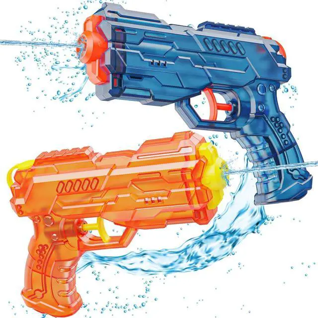 Main image of Water Gun Squirter for Kids Squirt Gun 2 Pack | Summer Super Water Blaster Shooters Soaker, Small Toys for Boys Girls Toddler, Watergun for Pool Beach Outdoor Fighting