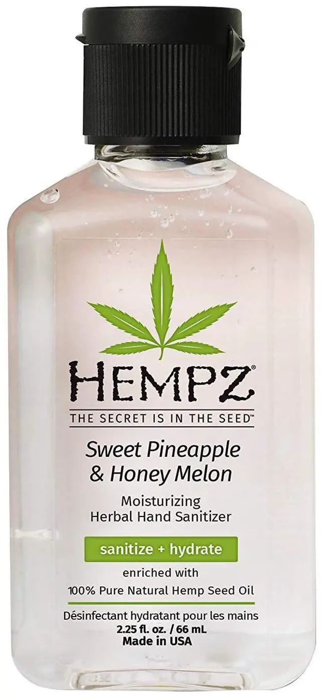 Main image of Sweet Pineapple & Honey Melon Moisturizing Herbal Hand Sanitizer | On-the-go formula helps clean hands without over-drying skin