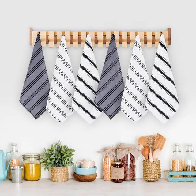 Alt view image 2 of 7 - Microfiber Cleaning Cloth, Kitchen Towels 12 Pack, Lint Free, Scratch-Free, Highly Absorbent, Reusable Dish Towels for Kitchen and Household
