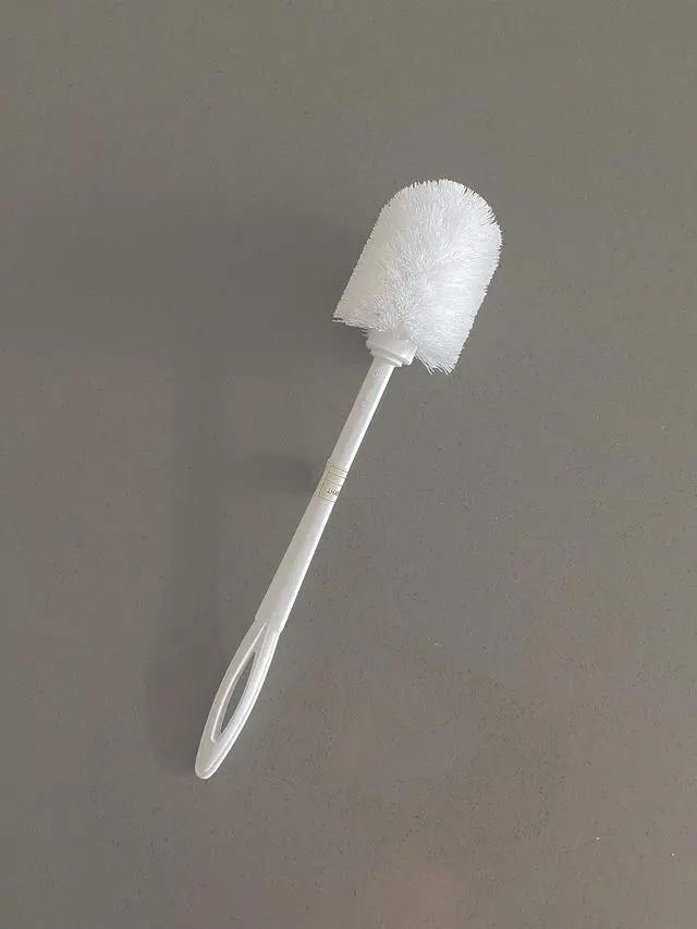 Alt view image 3 of 5 - 15" Toilet Brush, White, Toilet Bowl Brush for Bathroom, Professional/Janitorial Scrub Brush for Toilet