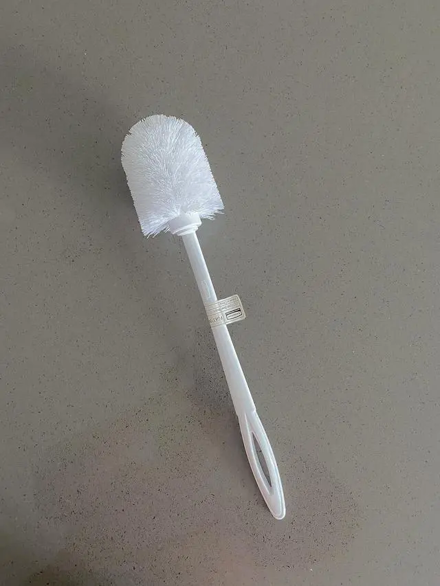 Alt view image 4 of 5 - 15" Toilet Brush, White, Toilet Bowl Brush for Bathroom, Professional/Janitorial Scrub Brush for Toilet