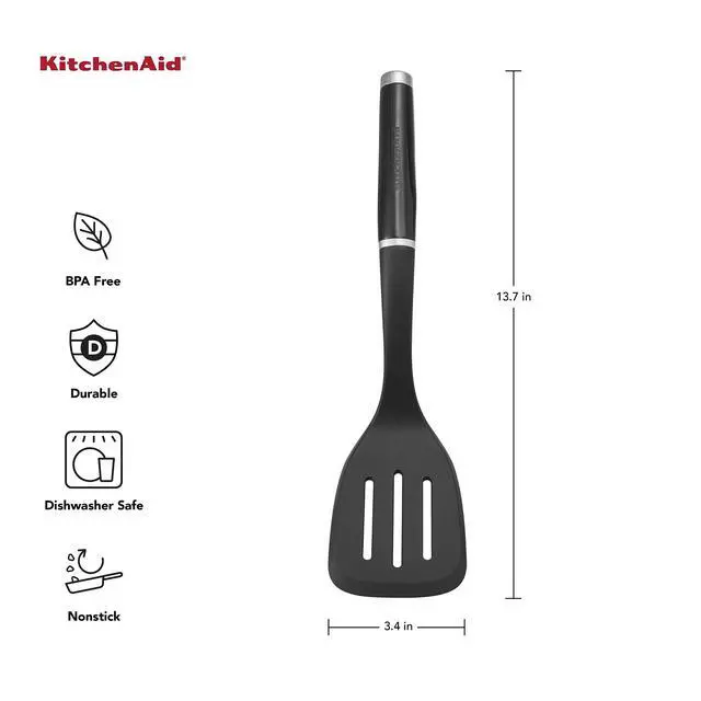 Alt view image 2 of 6 - Classic Nylon Slotted Turner, 13.66-Inch, Black