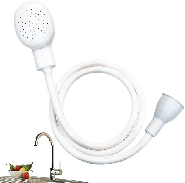 Main image of Sink Spray Rubber Hose, Sink Hose Attachment for Faucet Portable Sink Hose Faucet Sprayer, Shampoo Sprayer for Dog, Pets, Bathing Baby, Washing Hair, Rinsing Vegetables (For sink)