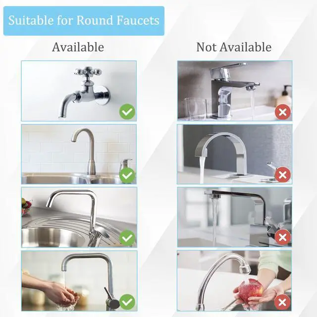Alt view image 2 of 7 - Sink Spray Rubber Hose, Sink Hose Attachment for Faucet Portable Sink Hose Faucet Sprayer, Shampoo Sprayer for Dog, Pets, Bathing Baby, Washing Hair, Rinsing Vegetables (For sink)