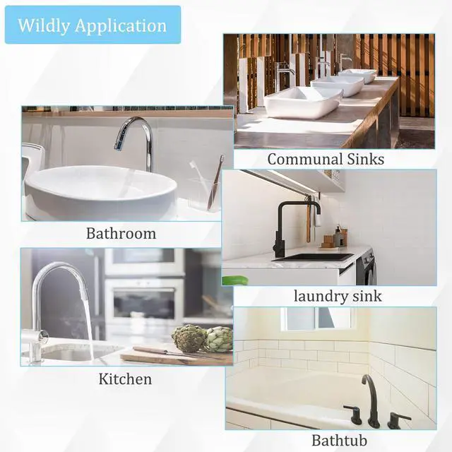 Alt view image 5 of 7 - Sink Spray Rubber Hose, Sink Hose Attachment for Faucet Portable Sink Hose Faucet Sprayer, Shampoo Sprayer for Dog, Pets, Bathing Baby, Washing Hair, Rinsing Vegetables (For sink)