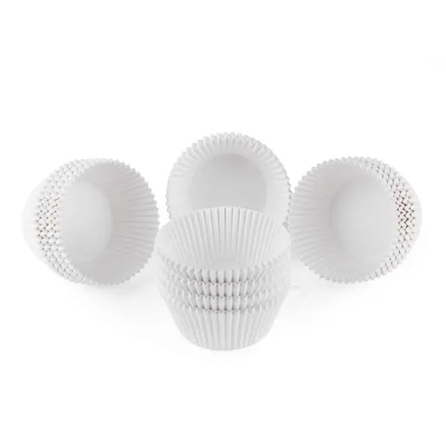Alt view image 6 of 7 - Standard White Cupcake Liners 500 Count, No Smell, Food Grade & Grease-Proof Baking Cups Paper | No Smell, , Greaseproof White Paper Cupcake Wrappers, Food-grade Baking Cups Perfect for Cupcakes
