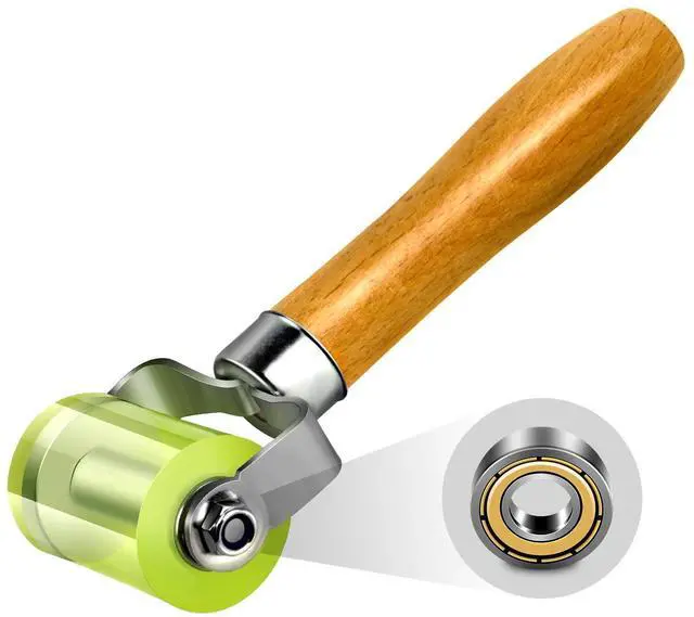 Main image of Bearings Equipped Automotive Car Audio Sound Deadening Application Wheel Roller, Heat Abatement Mat Wallpaper Application PU Smoothing Tool Seam Roller