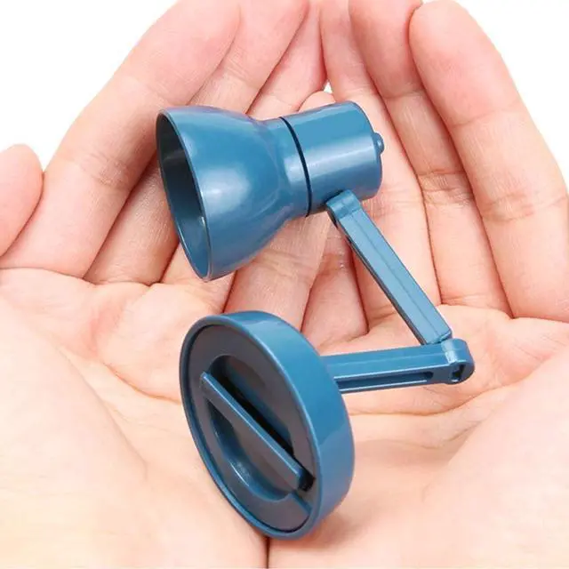 Alt view image 5 of 7 - Mini Table Lamp Portable Foldable LED Night Light Eye Protection Desk Lamp Study Reading Book Lamps for Home Room(Blue)
