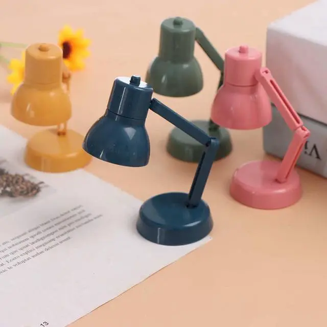 Alt view image 6 of 7 - Mini Table Lamp Portable Foldable LED Night Light Eye Protection Desk Lamp Study Reading Book Lamps for Home Room(Blue)