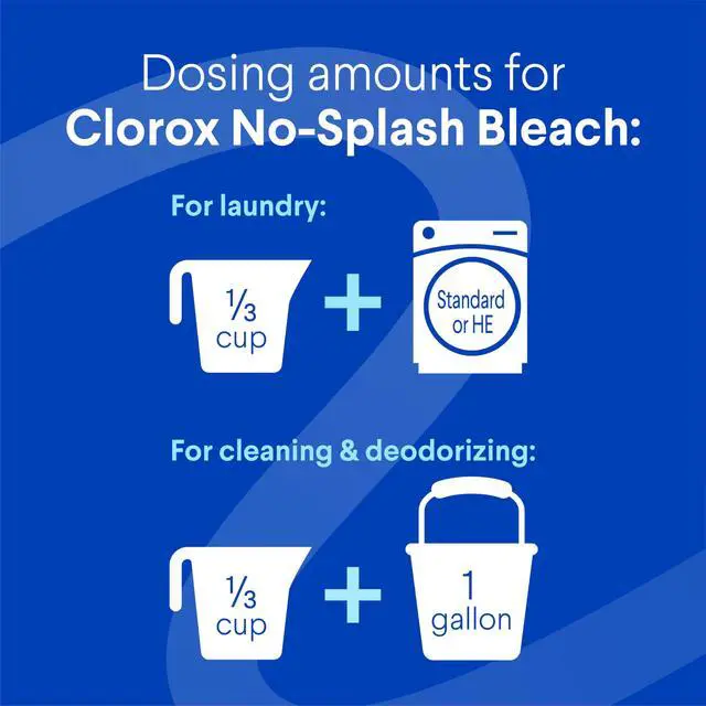 Alt view image 5 of 7 - No Splash Bleach, 117 Fluid Ounces (Package May Vary)