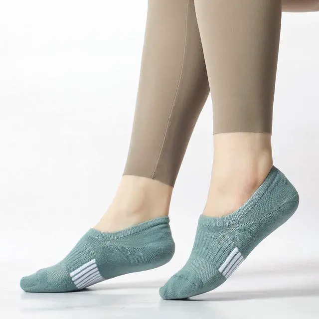Alt view image 2 of 6 - No Show Socks Womens Cushioned Low Cut Athletic Hidden Liner Socks for Sneakers Footies Ankle Sports Invisible Running Socks 6 Pairs Size 6-9