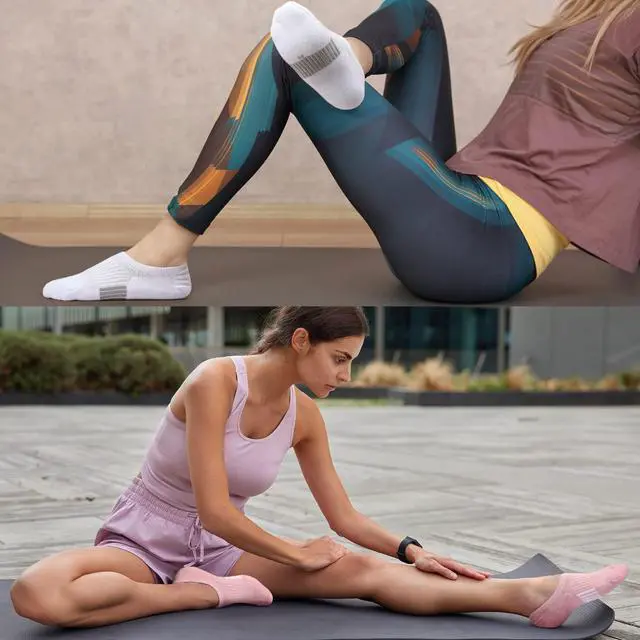 Alt view image 3 of 6 - No Show Socks Womens Cushioned Low Cut Athletic Hidden Liner Socks for Sneakers Footies Ankle Sports Invisible Running Socks 6 Pairs Size 6-9