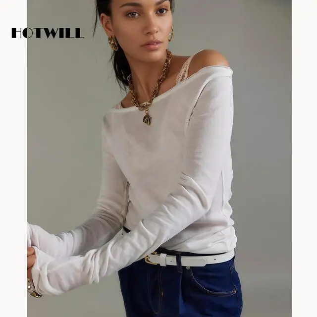 Alt view image 2 of 6 - 4 Pack Women Skinny Belts for Jeans Dress Thin Waist Belt C M | 0.55 in Wide, Black Beige Brown White Faux Leather, Gold Silver Buckle, Fashion Casual Style, Daily Outfits Accessories