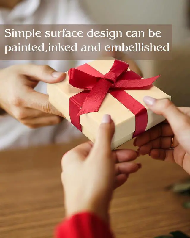 Alt view image 7 of 7 - Jewelry Gift Boxes 3.5x3.5x1 Matte Brown 20 Pcs Cotton Filled Lids | Cardboard Box,Bulk Shipping Packaging for Small Business,Festive Day,Necklace Earring Bracelet Ring,Kraft Square Cases
