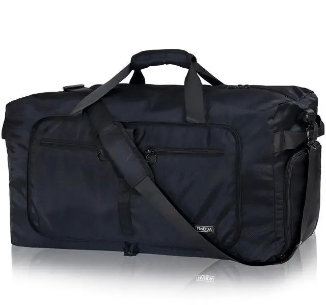 Main image of 65L Duffle Bag Foldable Travel Duffel Bags for Men Women Travel Bag | Shoes Compartment, 65L Large Capacity, Foldable, Packable, Water Repellent, Tear Resistant, for Traveling Gym Overnight Camp