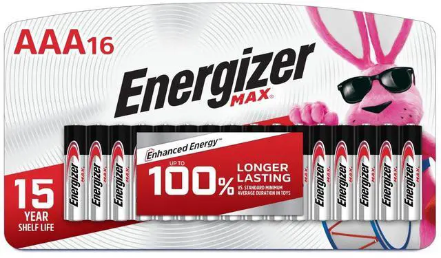 Main image of MAX AAA Batteries (16 Pack), Triple A Alkaline Batteries