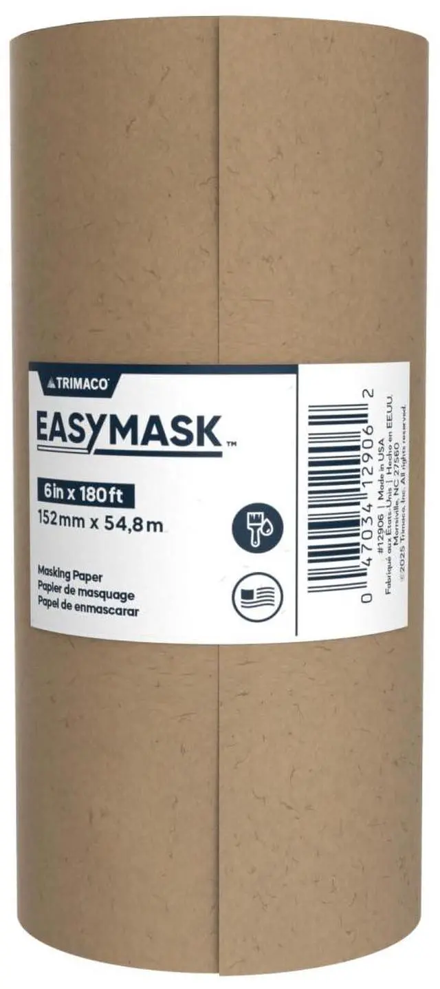 Main image of 6 in. x 180 ft. Brown General Purpose Masking Paper